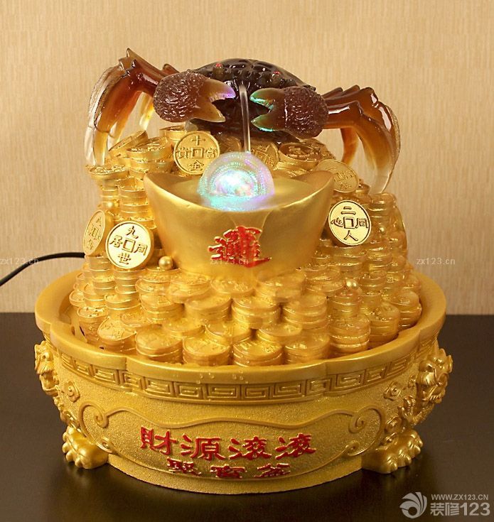 店铺招财吉祥物摆放图片