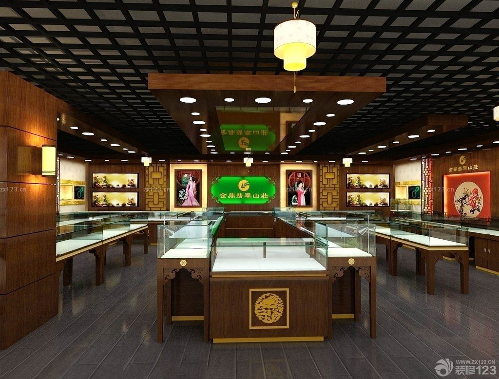 翡翠珠宝店面设计图