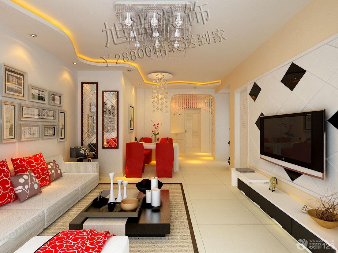 现代7平米客厅装修效果图片欣赏