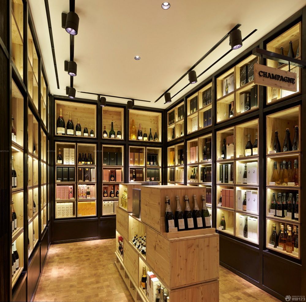 2021商场酒柜装修效果图片