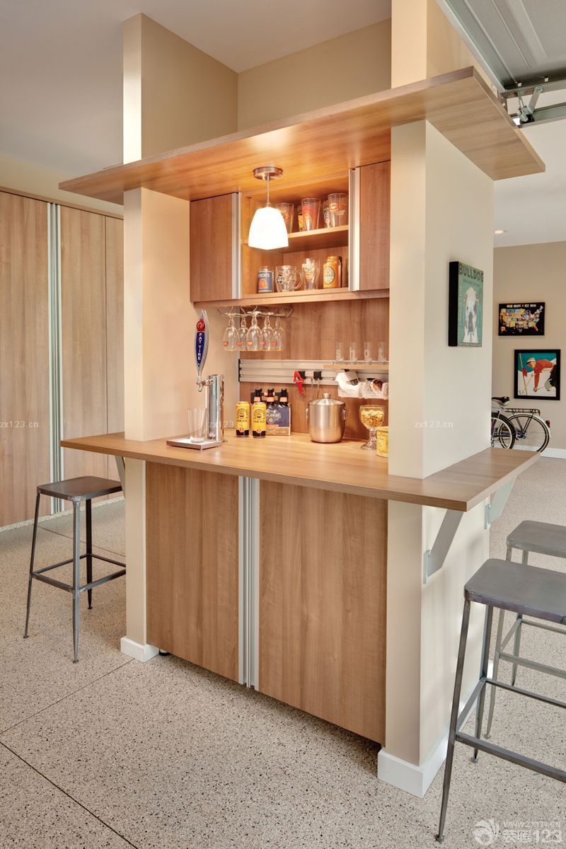装修效果图 家装效果图 酒吧 创意家庭装修酒吧台装修效果图欣赏