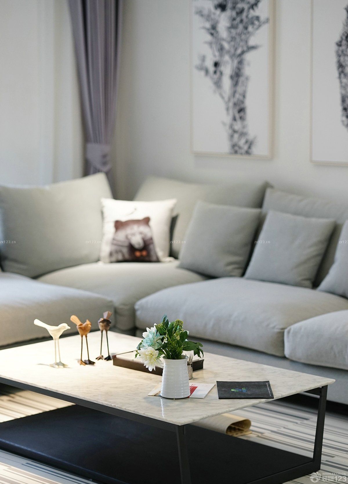 现代简约风格客厅沙发图片